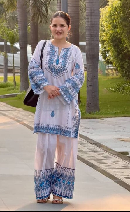 Pakistani Cord Set – Farshi Shalwar + Kurta