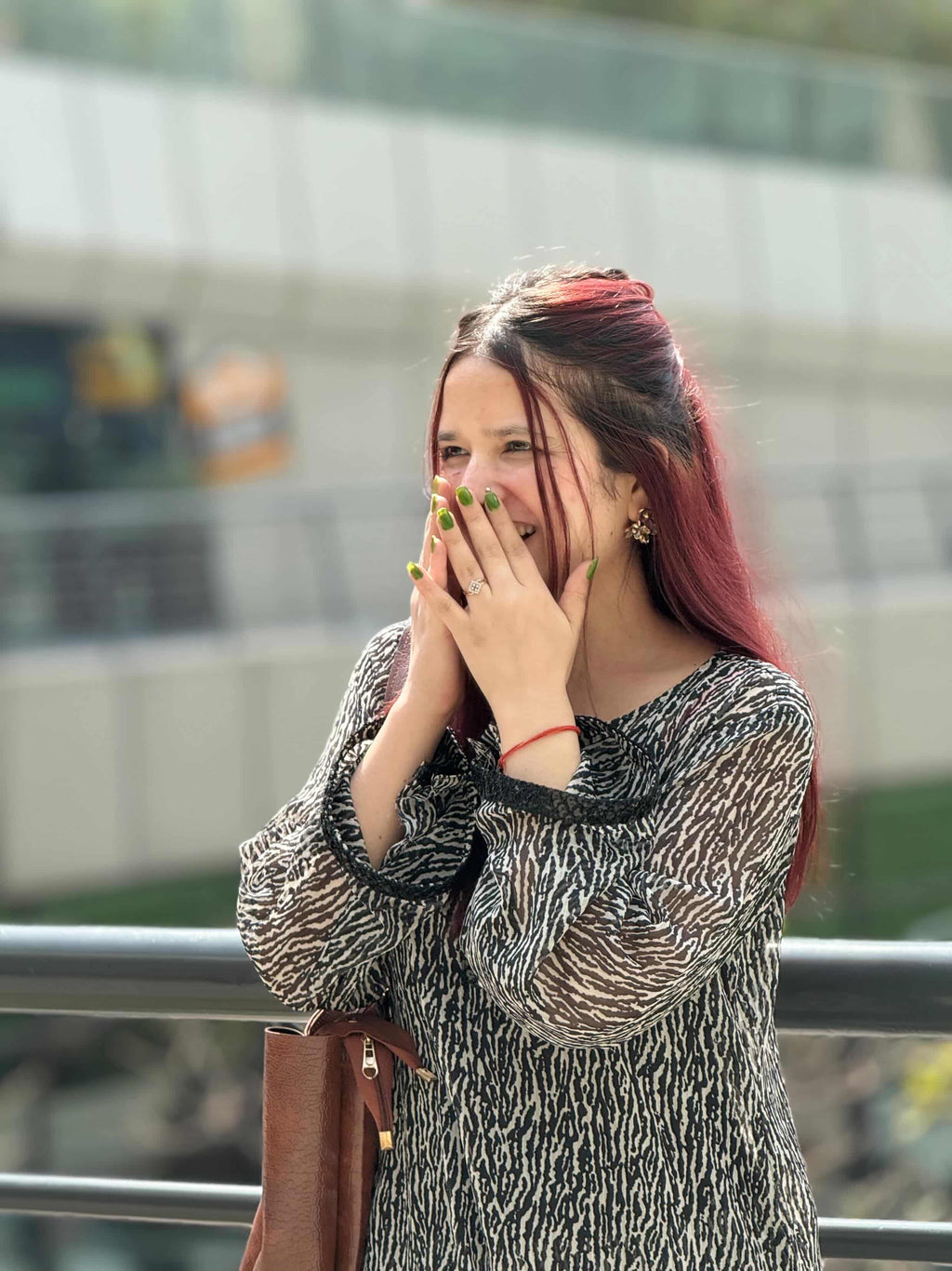 Elegant Printed Chiffon Suit Set – Lightweight Kurta & Lined Bottom