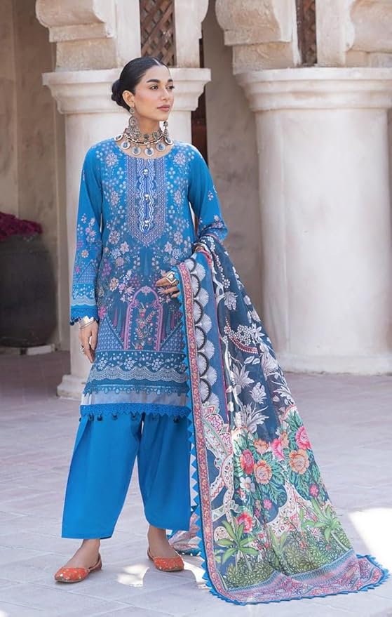 Pakistani Suit | Mausummery Collection | Pure Lawn | Stitched