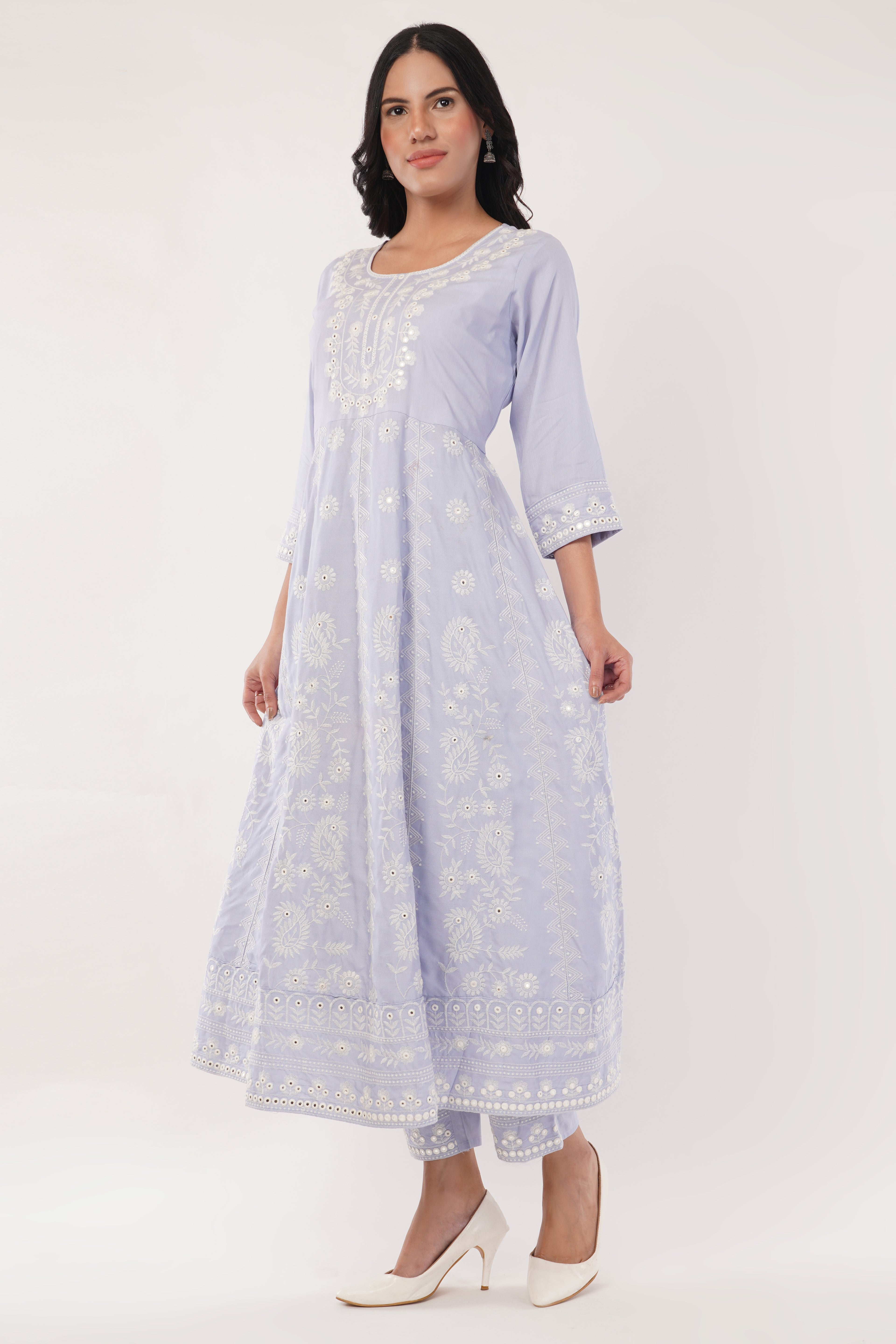 Anarkali Suit | Chikankari Work