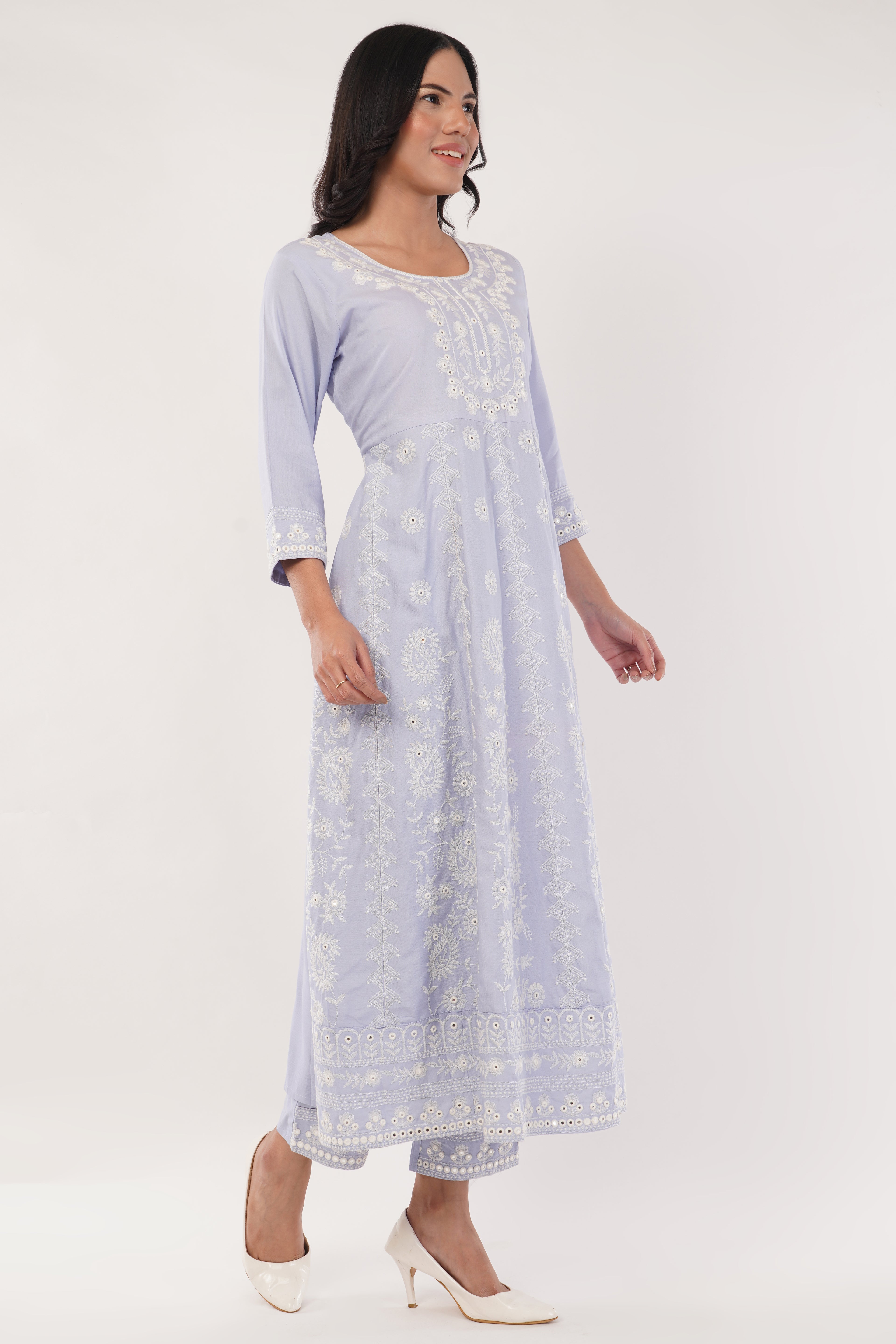 Anarkali Suit | Chikankari Work