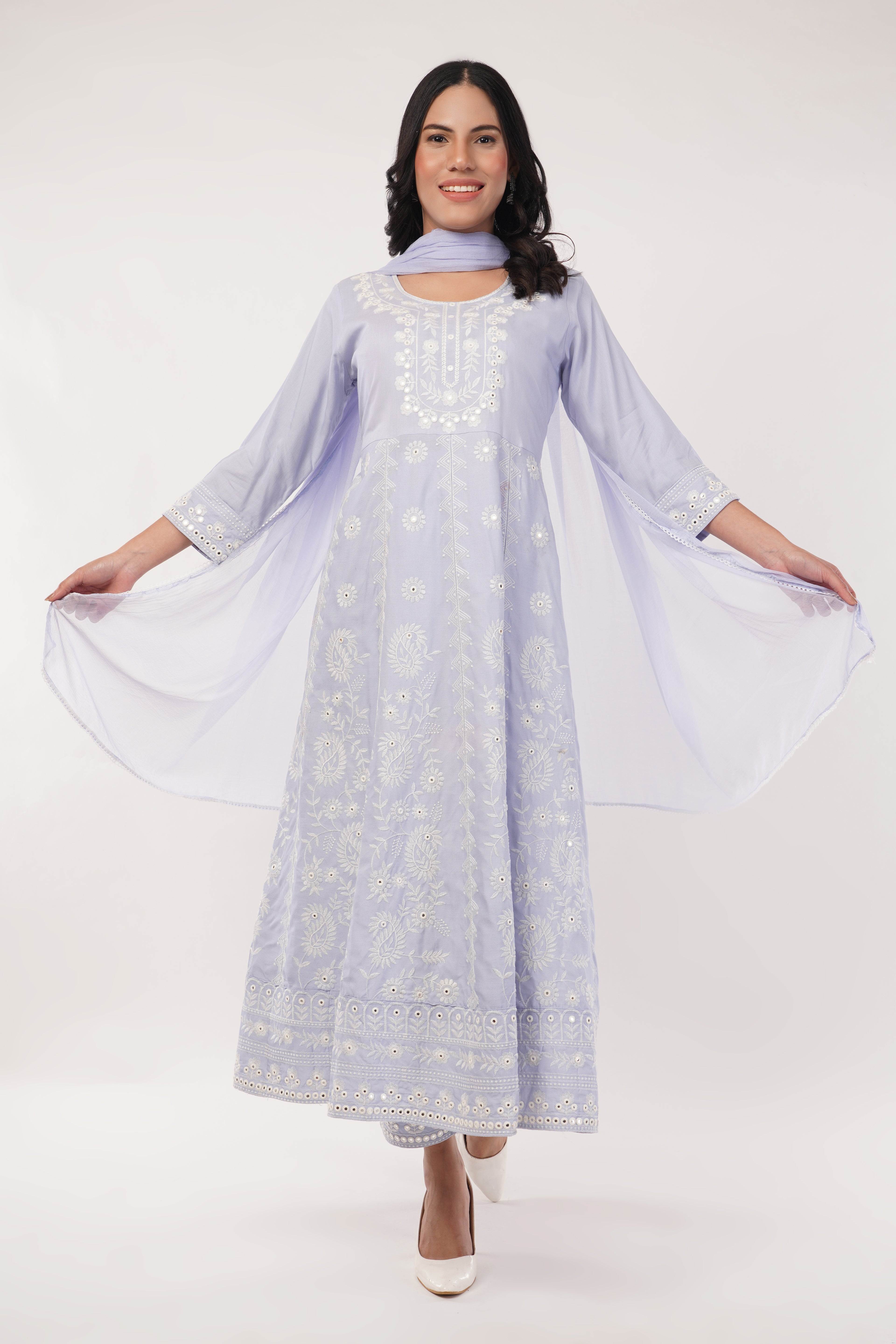 Anarkali Suit | Chikankari Work