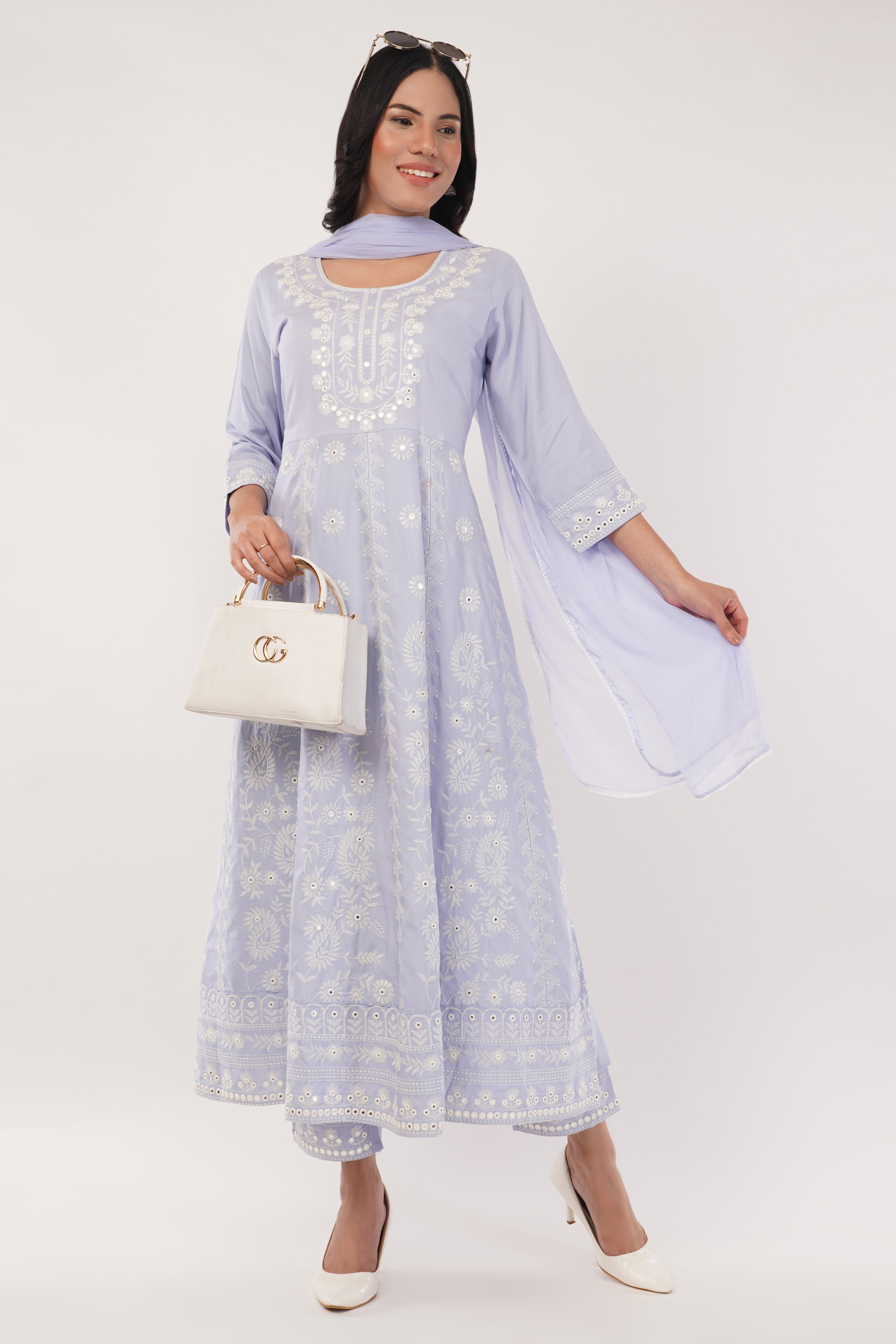 Anarkali Suit | Chikankari Work