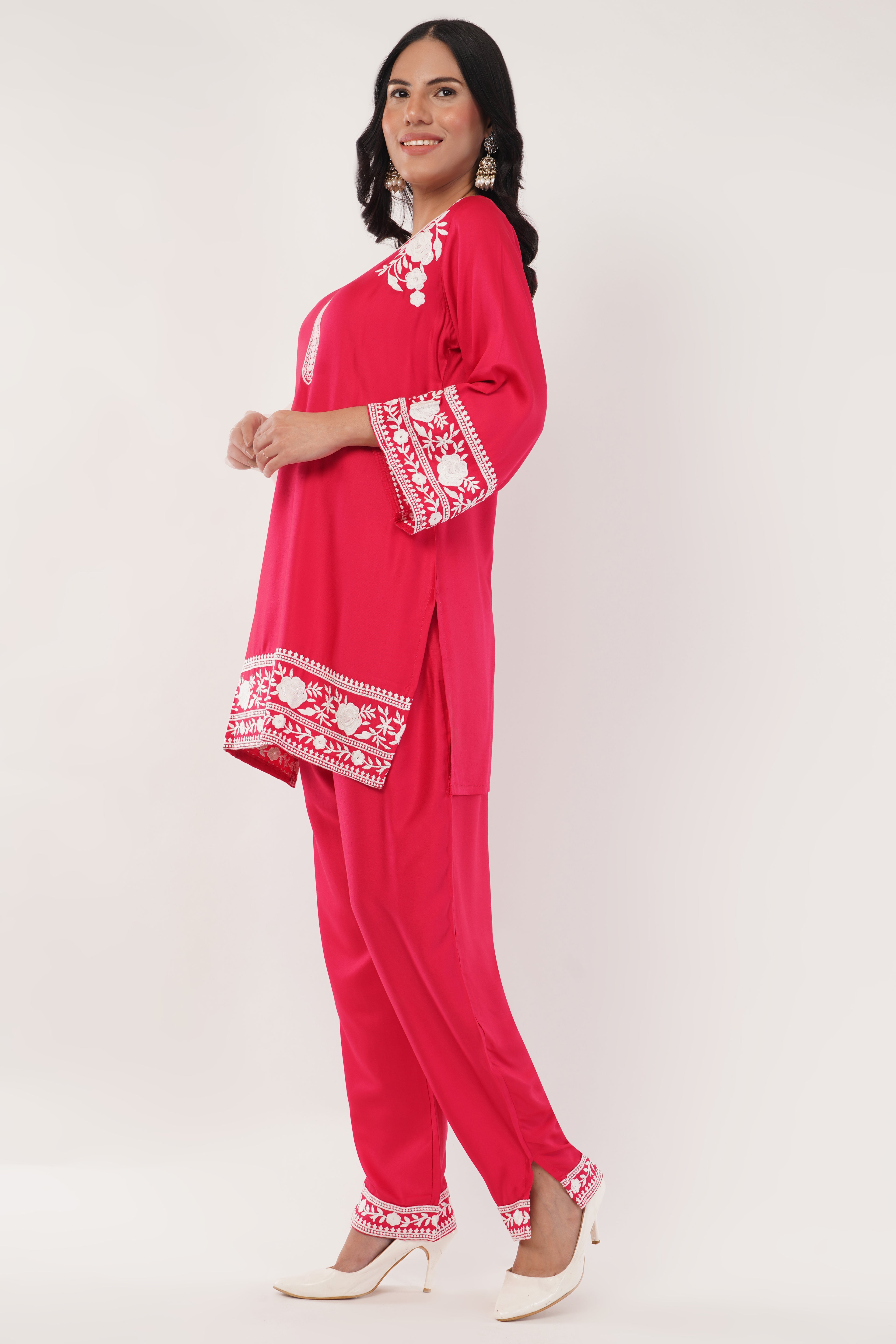 Cord Set | Magenta | Silk