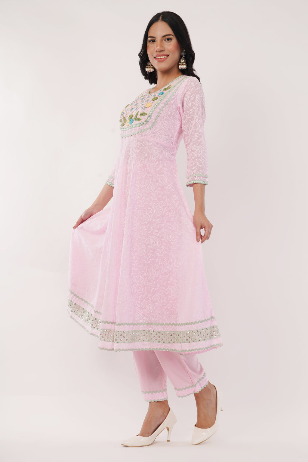 Anarkali Suit | Chikankari Work