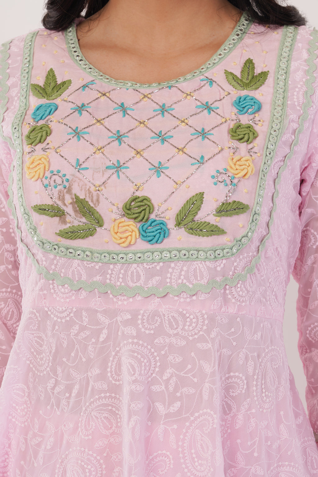 Anarkali Suit | Chikankari Work