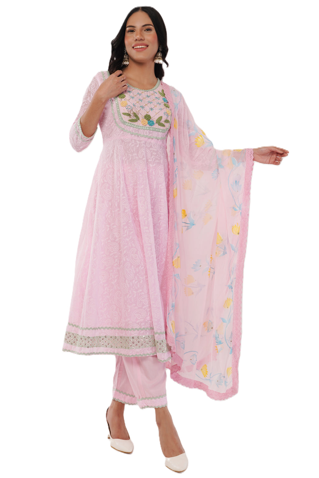 Anarkali Suit | Chikankari Work