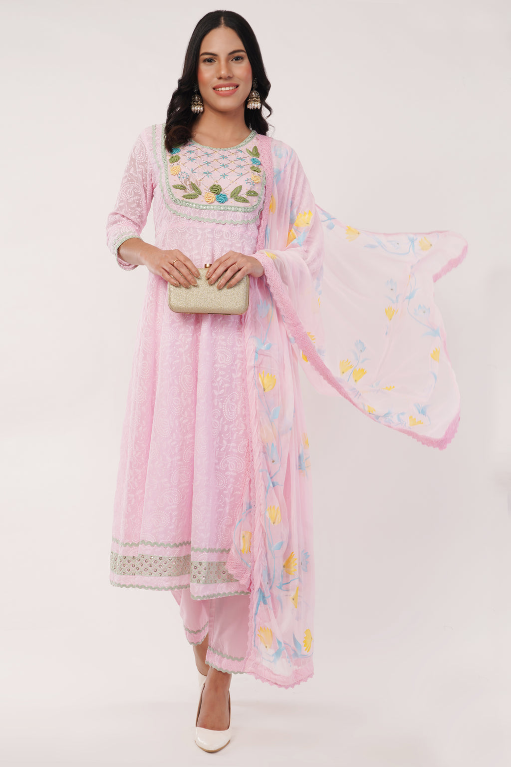Anarkali Suit | Chikankari Work