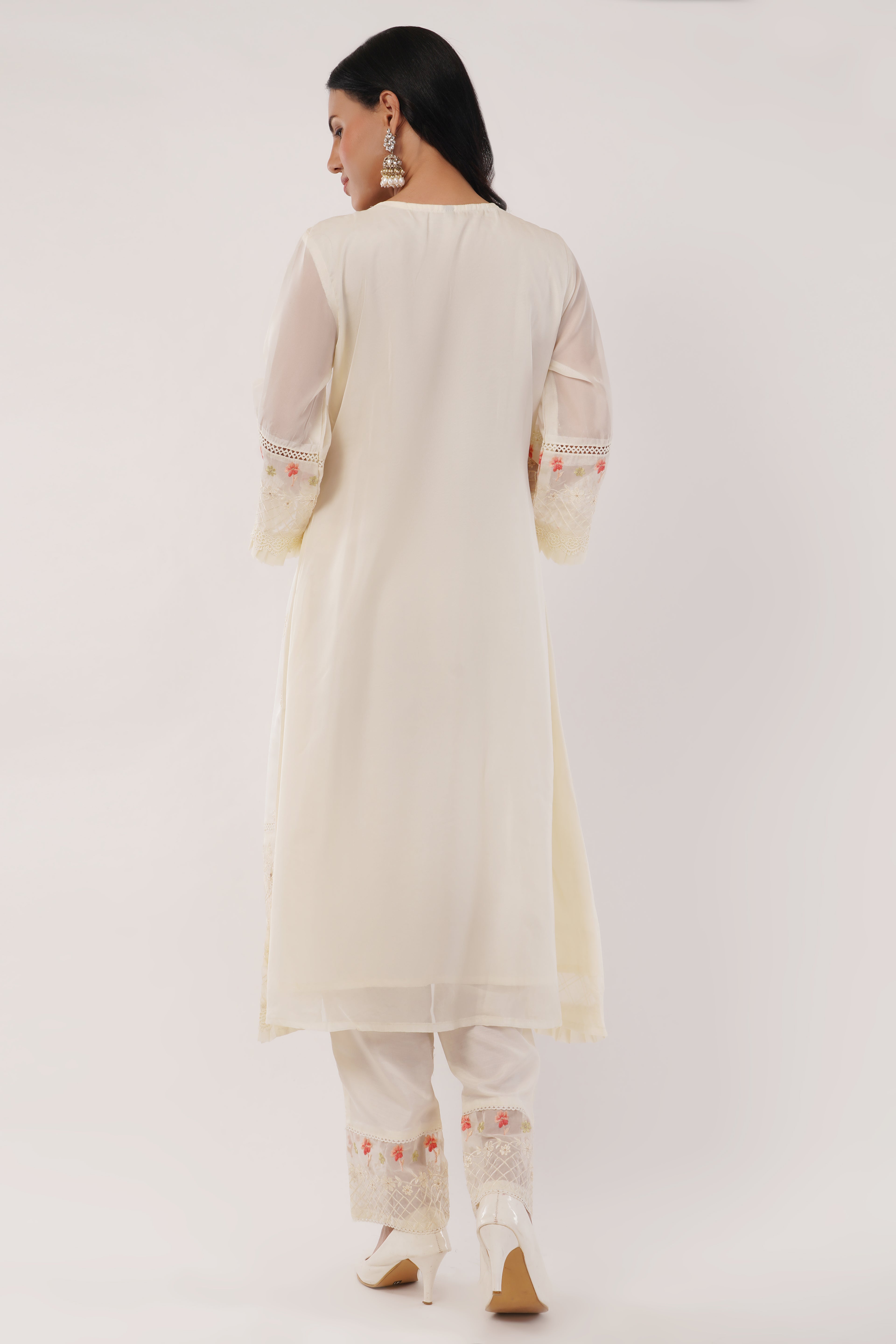 Pakistani Style Suit |Viscose organza