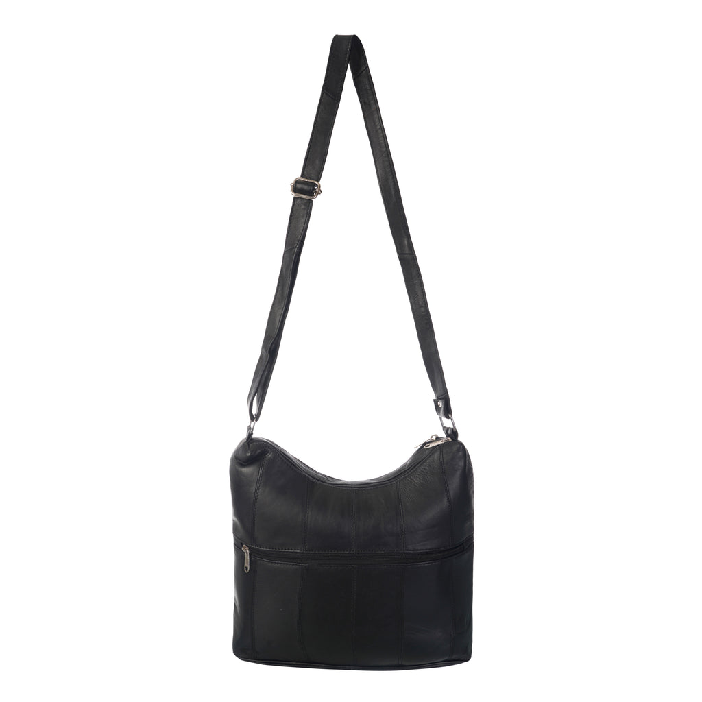 Premium Black Genuine Leather Sling Bag
