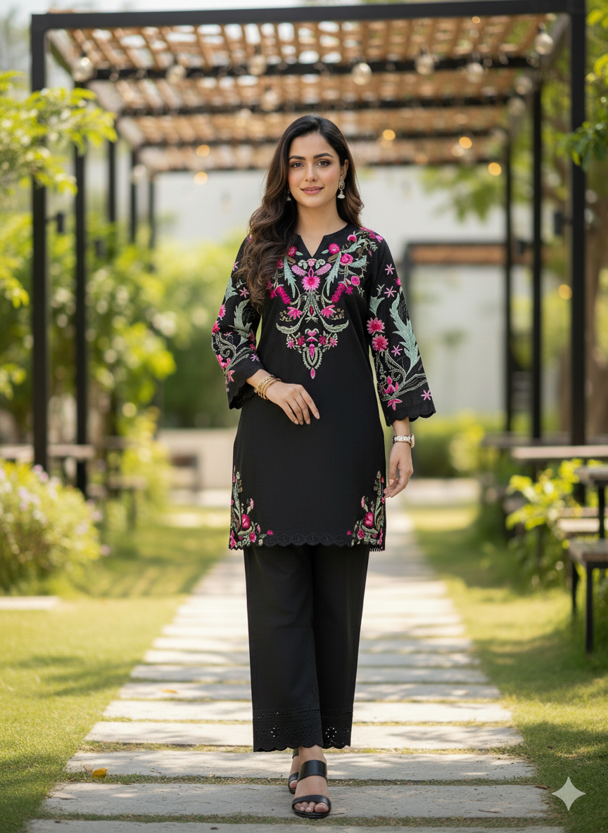 Premium Pakistani Cord Set | Vetican Silk