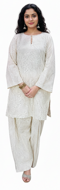 Pakistani Cord Set with Farshi Shalwar| Mal Cotton