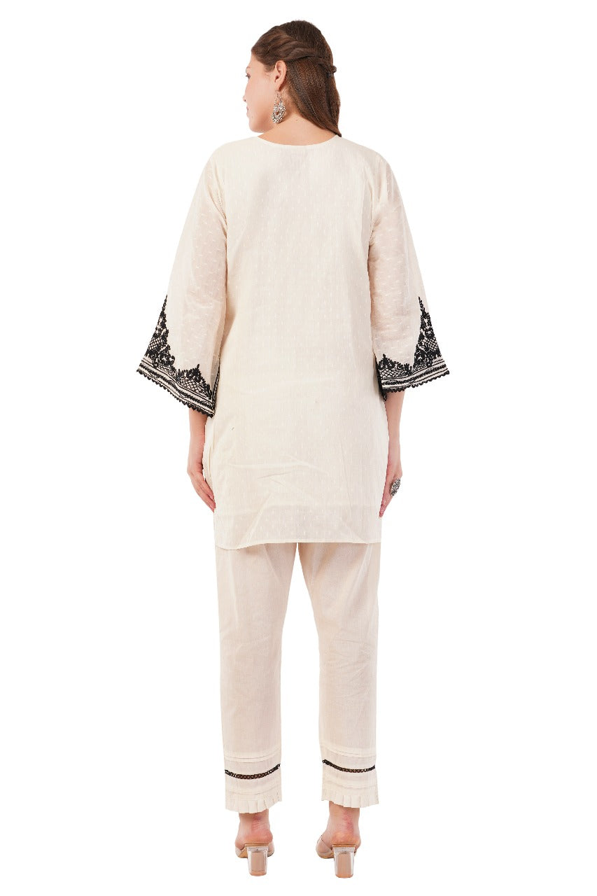 Pakistani Styled Suit | Dobby Cotton